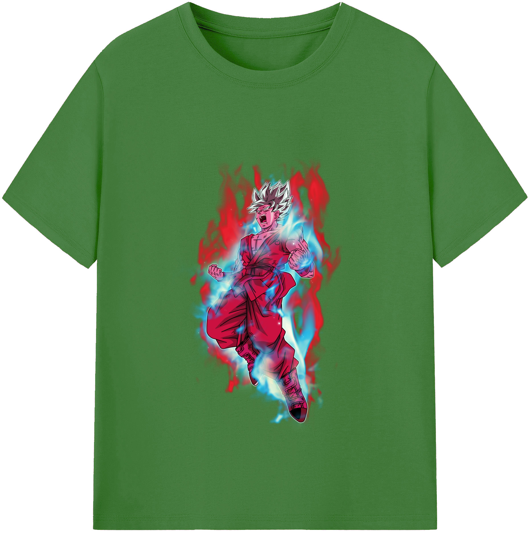（画像用） ドラゴンボール 孫悟空（そん ごくう）Son Goku カカロット DRAGON BALL Kakarotto レディースカジュアルプリントTシャツ（綿100％）